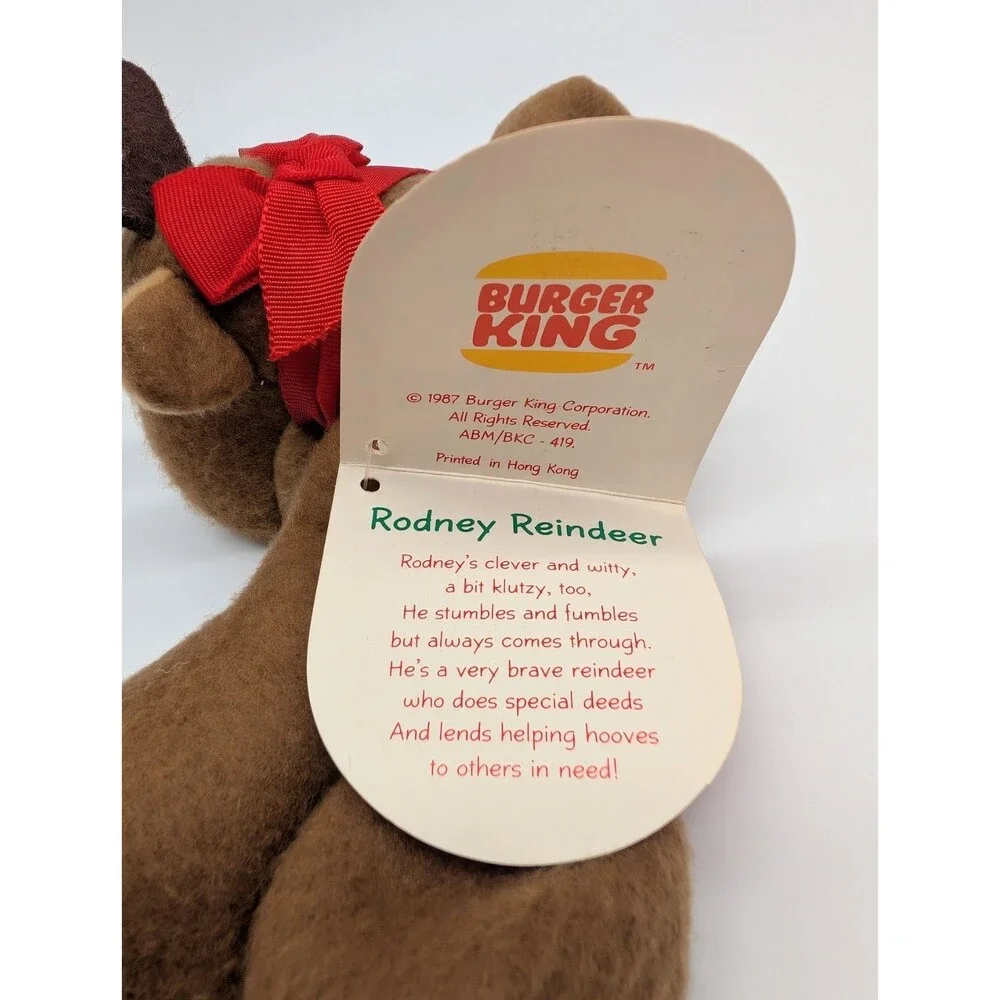 Hallmark Rodney Reindeer & Friends Lot Of 4 Ramona Rhonda Plush Christmas